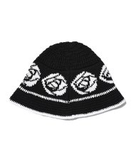 画像11: Rose Knit Bucket Hat ローズ ニット バケット ハット 帽子 (11)
