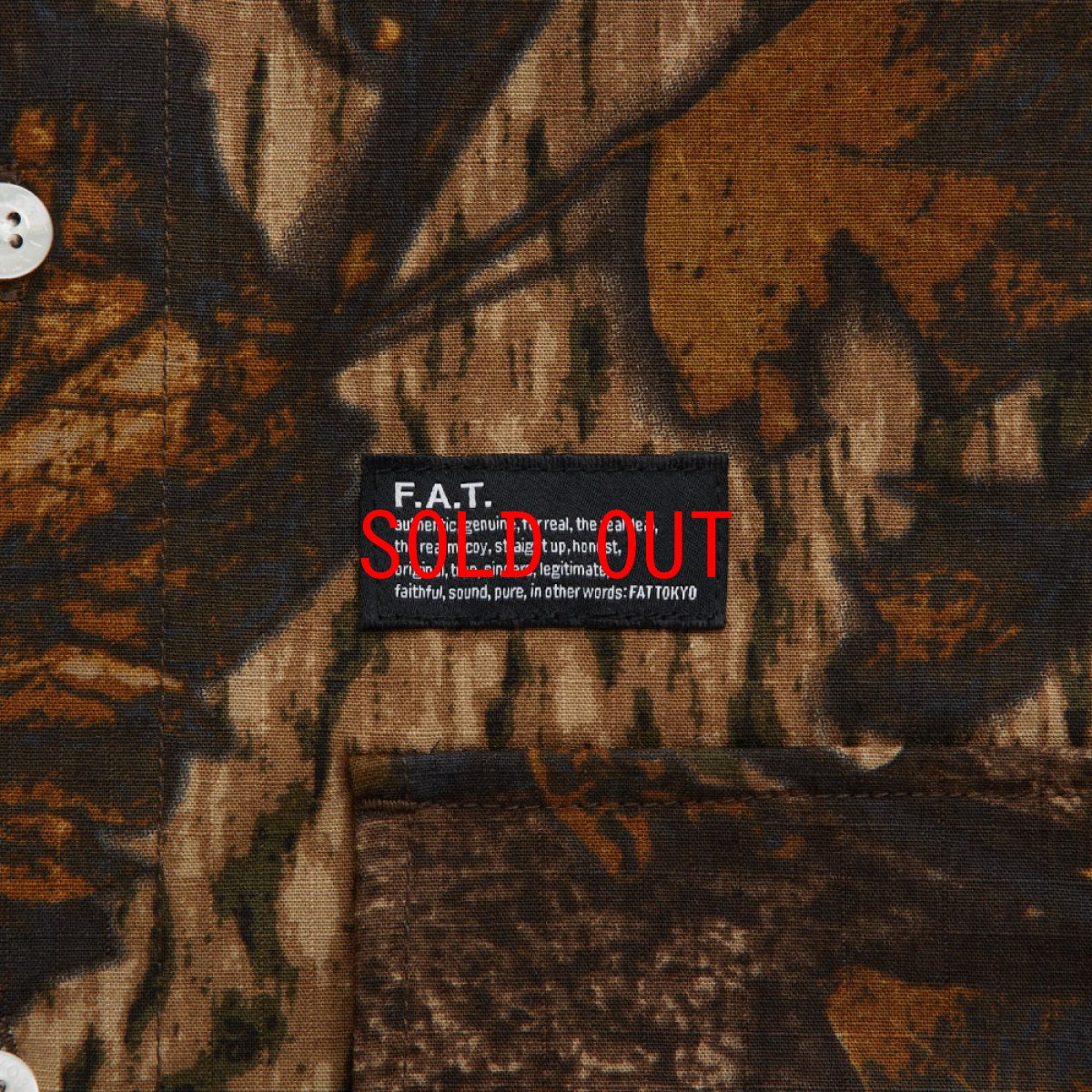 画像6: MEGAFIELD S/S Treecamo Shirts BRN ハンティング ツリーカモ 半袖 シャツ (6)