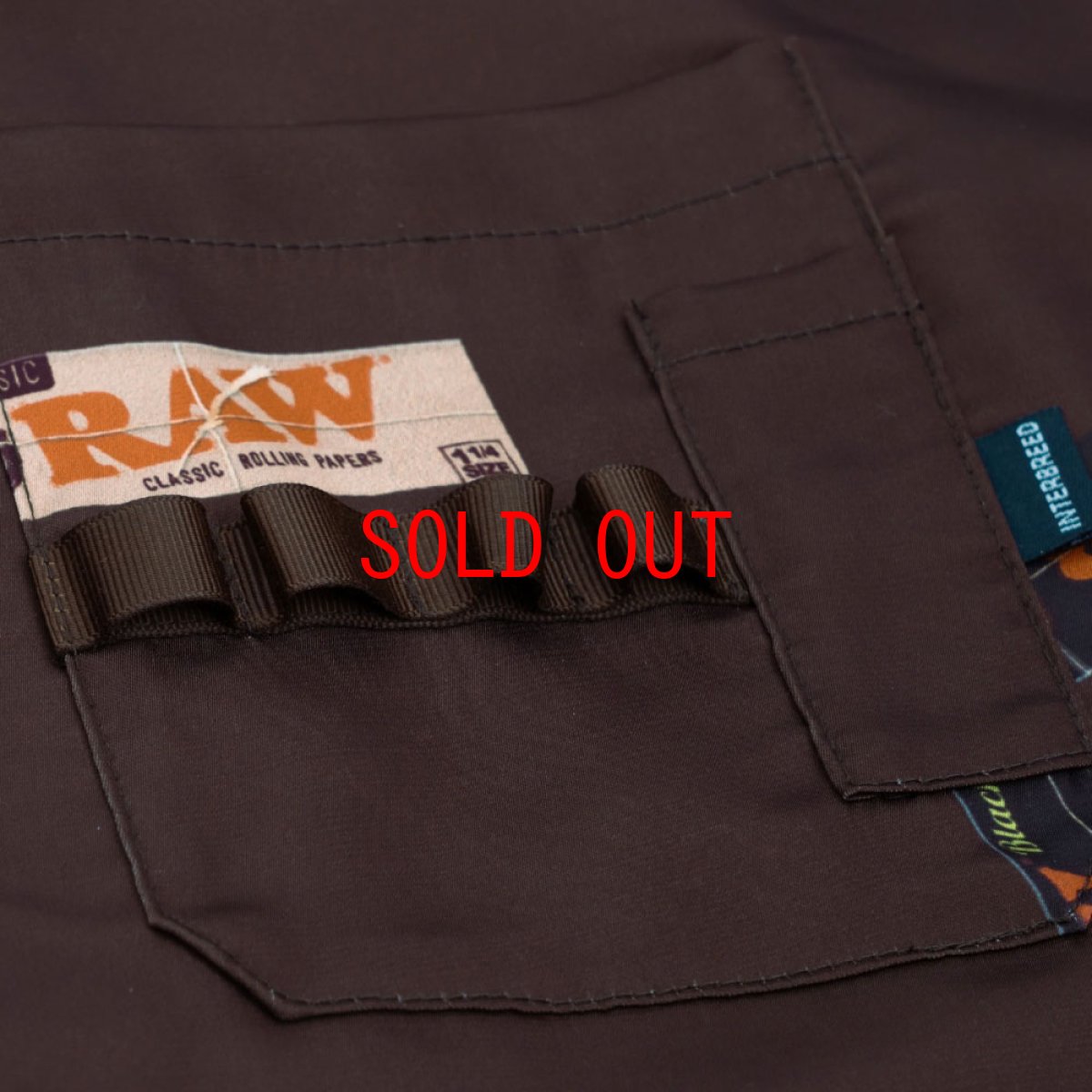 画像6: x Raw Papers OpenCollar S/S Shirt BRN ロウ 半袖 オープンカラー 柄シャツ (6)