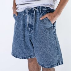 画像1: Washed Summer Shorts BLU ケミカル ウォッシュ カラー デニム ショーツ (1)