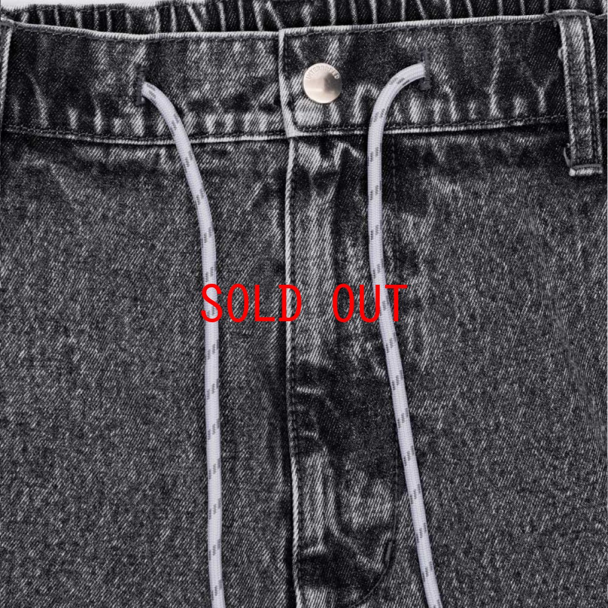 画像9: Washed Summer Shorts BLK ケミカル ウォッシュ カラー デニム ショーツ (9)