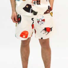 画像1: Slater Swim Jacob Rochester Print Shorts 水陸両用 スイム ショーツ ハーフ パンツ (1)