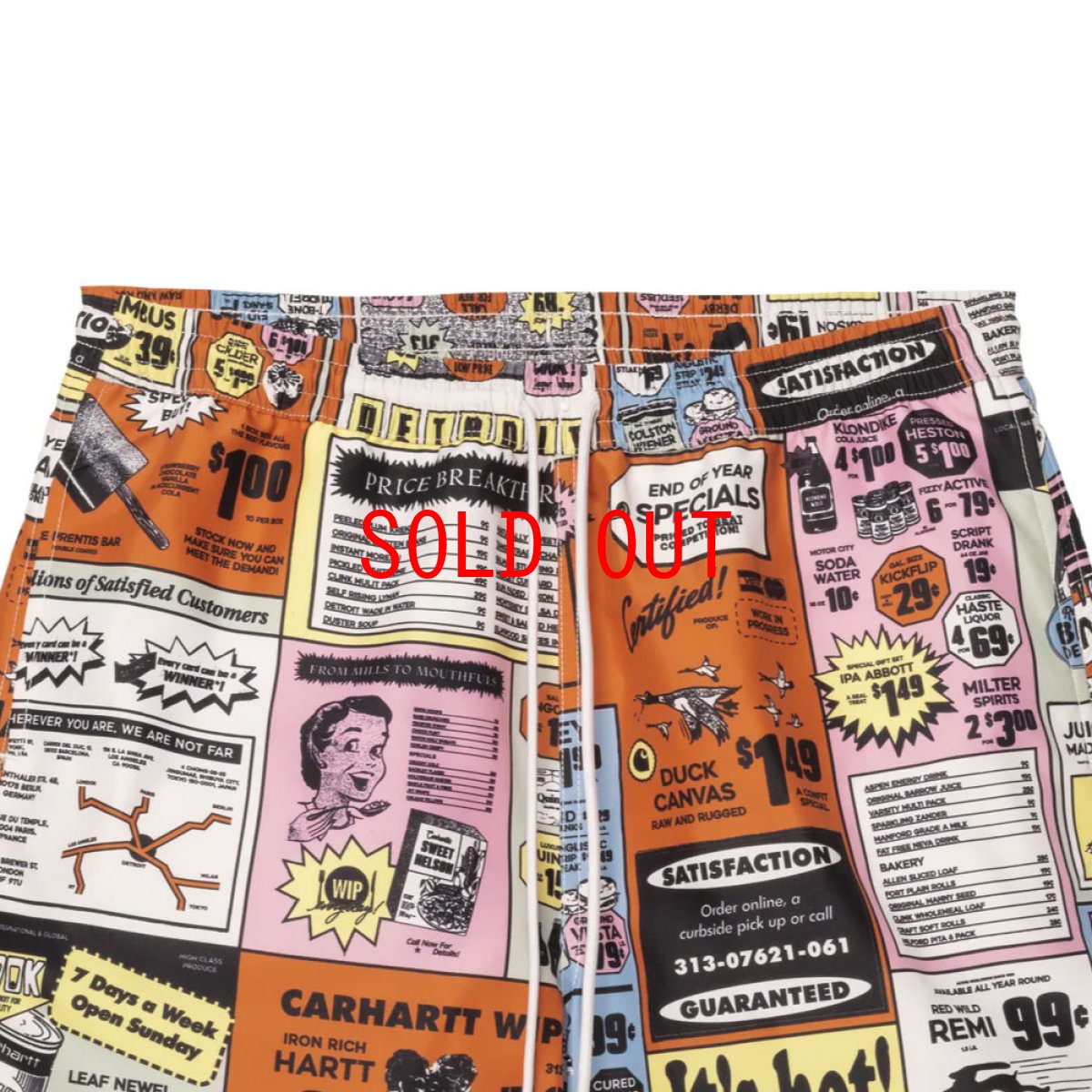 画像7: Slater Swim Trunks Catalogue Print Shorts 水陸両用 スイム ショーツ ハーフ パンツ (7)