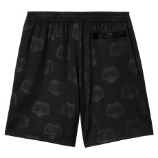 画像2: Hartt’s Football Short Heart Train BLK フットボール リラックスフィット ジャカード ショーツ パンツ (2)