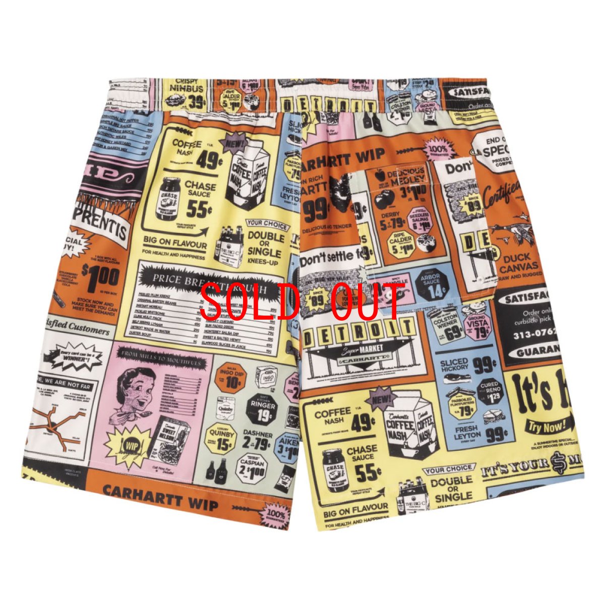 画像4: Slater Swim Trunks Catalogue Print Shorts 水陸両用 スイム ショーツ ハーフ パンツ (4)