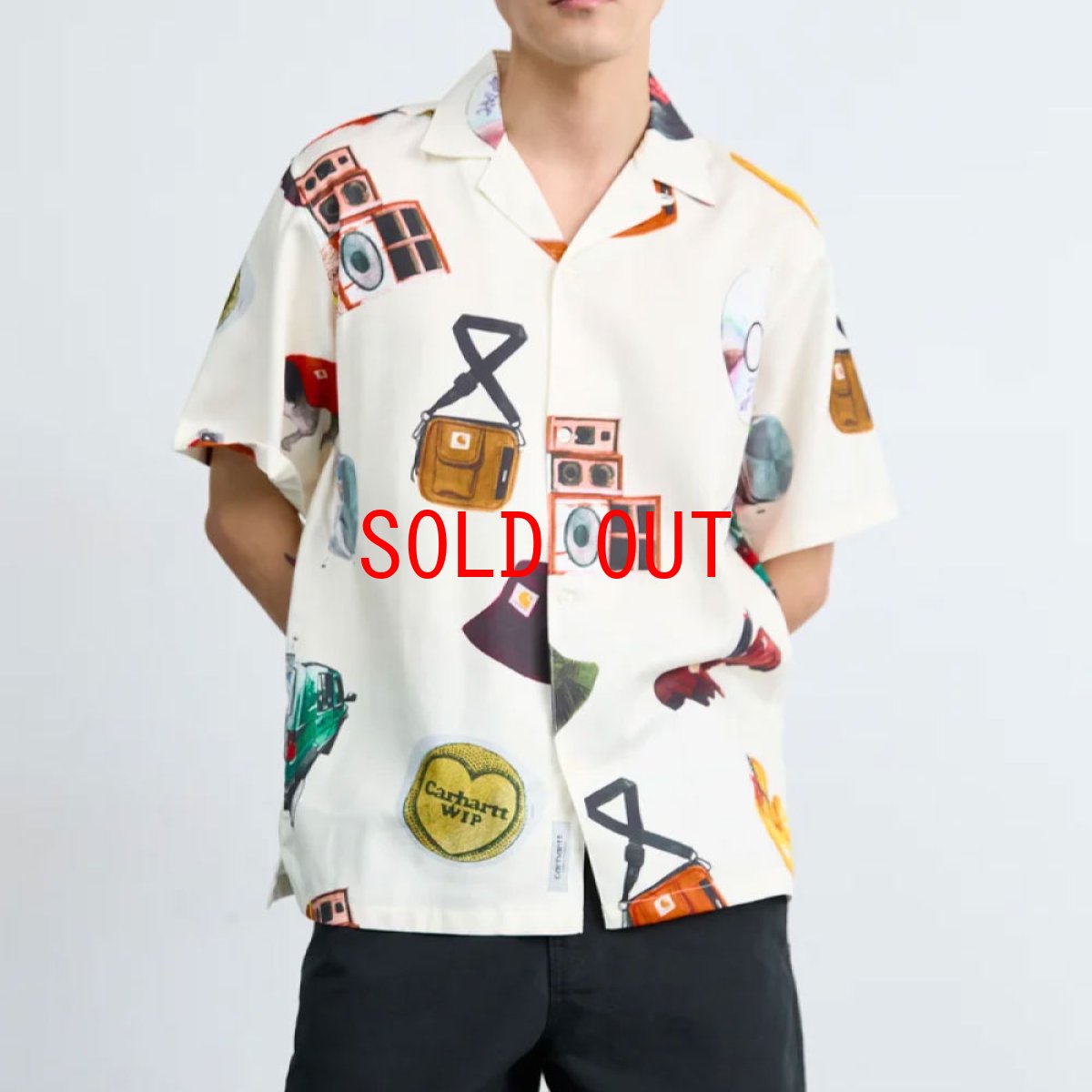 画像1: Jacob Rochester S/S Allover Shirts 半袖 シャツ (1)