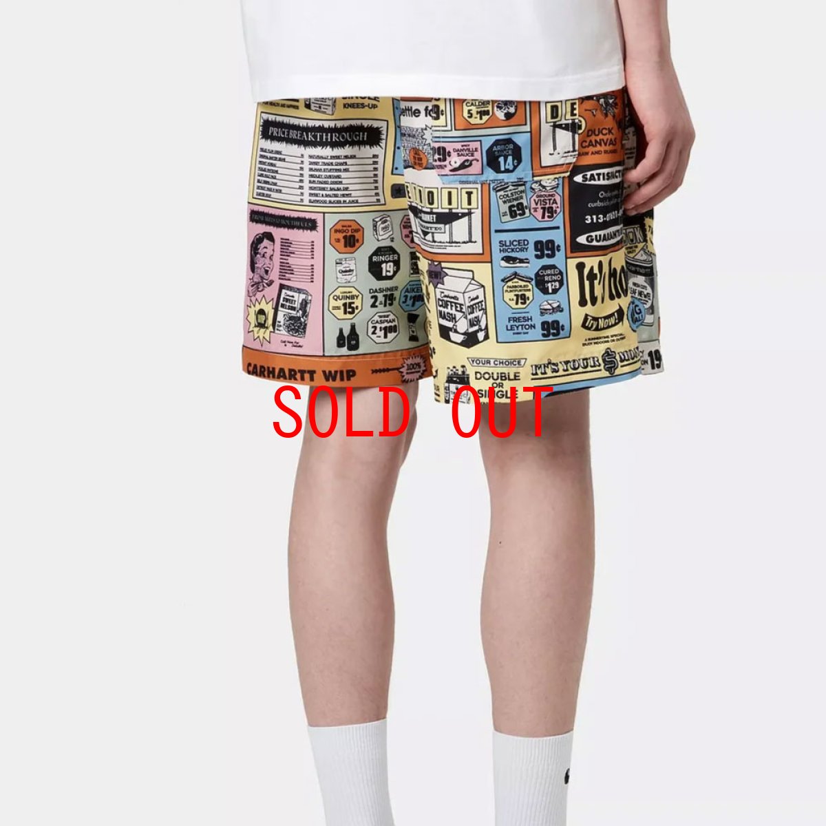 画像2: Slater Swim Trunks Catalogue Print Shorts 水陸両用 スイム ショーツ ハーフ パンツ (2)