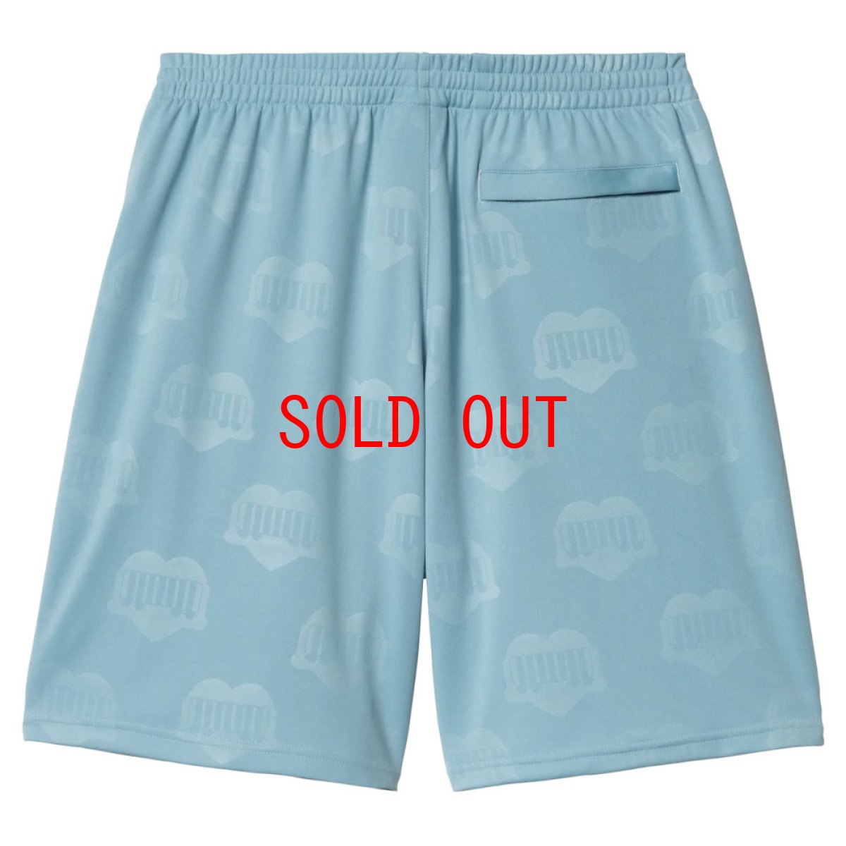 画像2: Hartt’s Football Short Heart Train BLU フットボール リラックスフィット ジャカード ショーツ パンツ (2)