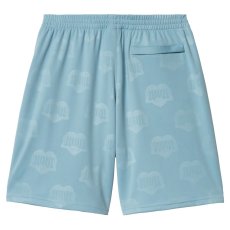 画像2: Hartt’s Football Short Heart Train BLU フットボール リラックスフィット ジャカード ショーツ パンツ (2)