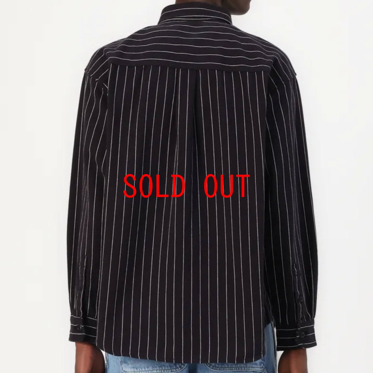 画像2: OG Single Knee Pants Blackstripe ブラック ストライプ パンツ ヘビーウェイト (2)