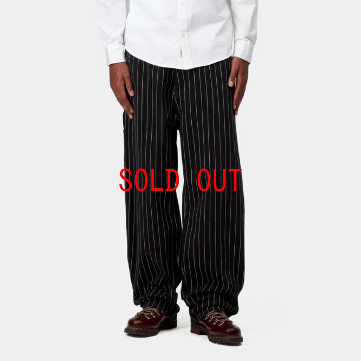 画像3: OG Single Knee Pants Blackstripe ブラック ストライプ パンツ ヘビーウェイト (3)