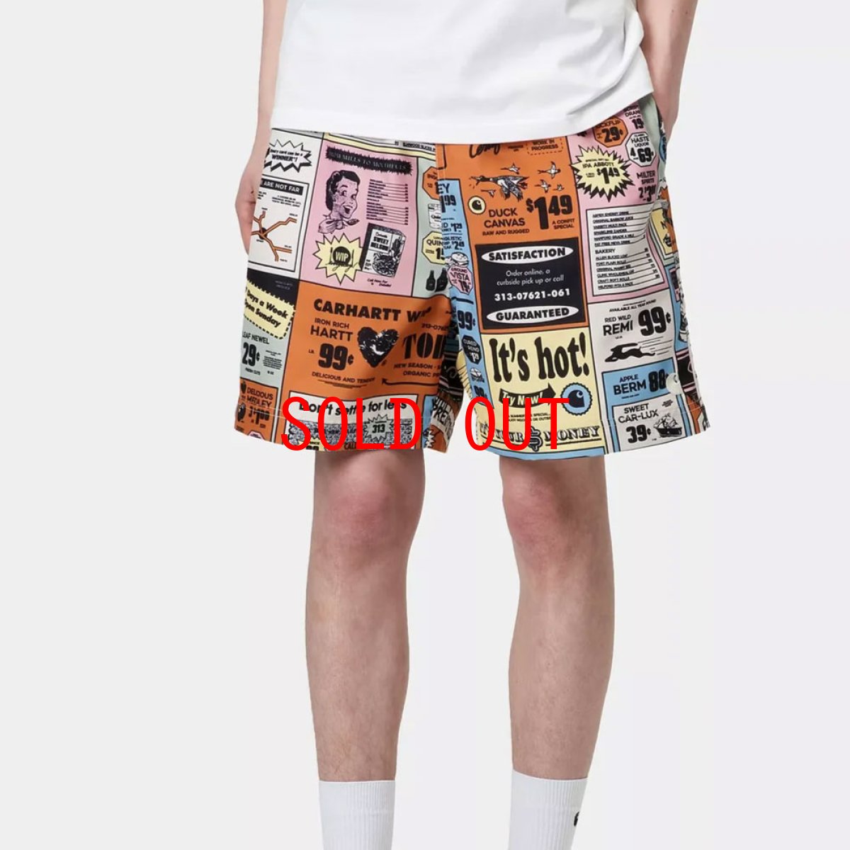 画像1: Slater Swim Trunks Catalogue Print Shorts 水陸両用 スイム ショーツ ハーフ パンツ (1)