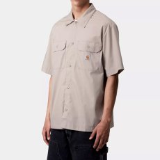 画像1: Craft S/S Shirts Dusky BEG 半袖 クラフト ポリコットン ワーク シャツ (1)