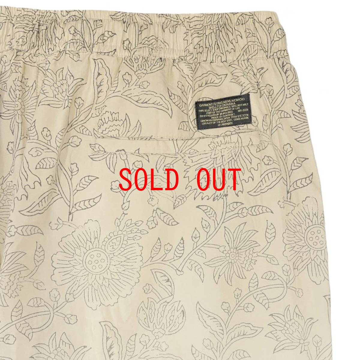 画像5: 【Shellter 沖縄 パンツ メンズファッション】 Block Allover Relaxed Easy Pants ブロックプリント リラックス イージーパンツ (5)