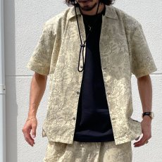 画像1: Block Allover S/S Shirts フラワー 半袖 シャツ (1)