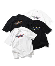 画像8: LFYT × Shellter フラワーロゴ刺繍Tシャツ ブラック  / Lafayette Flower Logo Tee【シェルター沖縄限定】 (8)