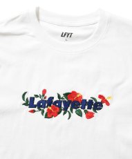 画像5: LFYT × Shellter フラワーロゴ刺繍Tシャツ ホワイト / Lafayette Flower Logo Tee【シェルター沖縄限定】 (5)