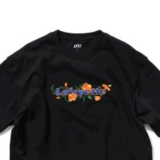 画像6: LFYT × Shellter フラワーロゴ刺繍Tシャツ ブラック / Lafayette Flower 2Tone Logo Tee【シェルター沖縄限定】 (6)