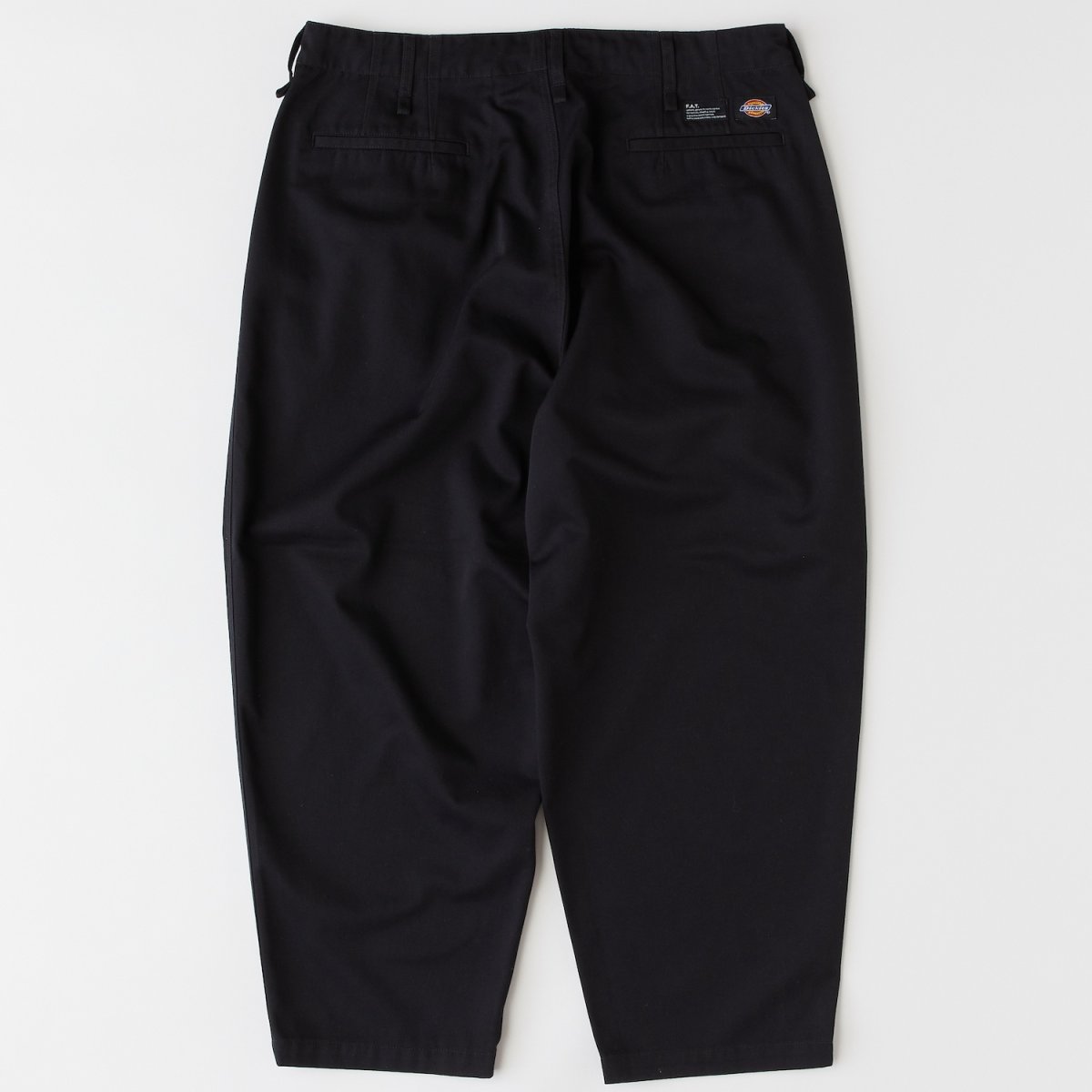 画像5: 【F.A.T. × Dickies チノパン メンズファッション 通販 沖縄 】FAT Biggies Wide Chino Pants ディッキーズ コラボ ワイド チノパン ブラック (5)