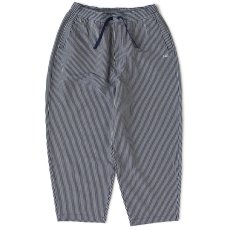 画像1: MEGARSEY Wide Stripe Pants サッカー ストライプ ジャージ ワイド イージー パンツ (1)