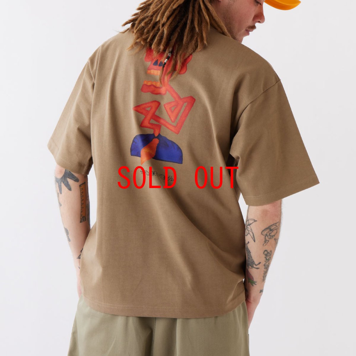 画像1: SARCE MOUTH S/S Tee BRN 半袖 ヘビーオンス Tシャツ (1)