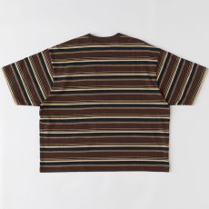 画像3: GRANDER Stripe S/S Border Tee BRN 半袖 ヘビーオンス ボーダー Tシャツ (3)