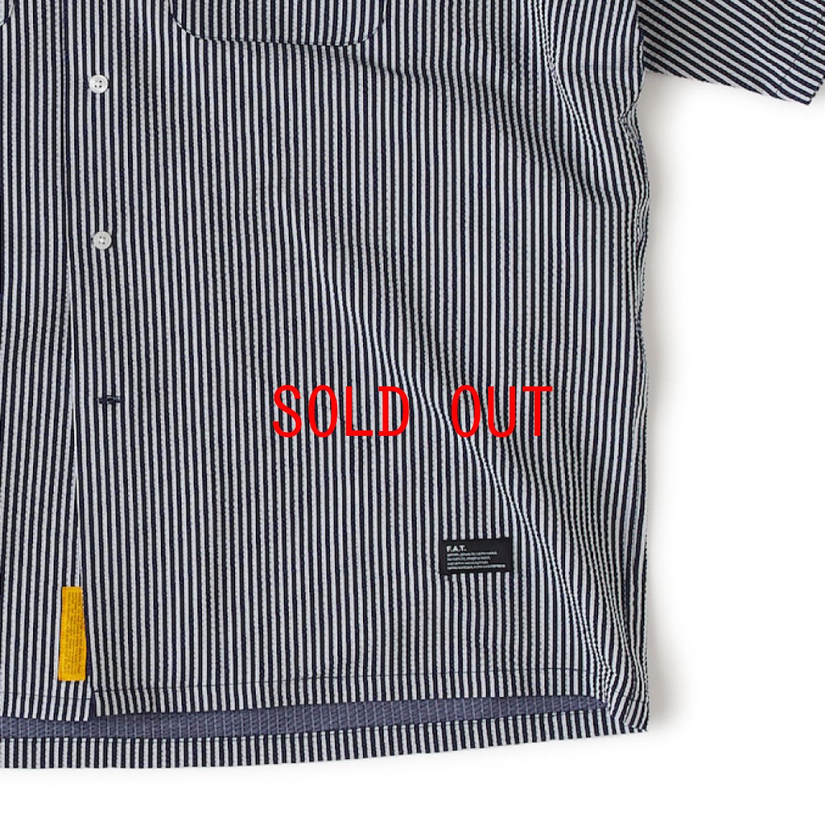 画像8: GIGARSEY S/S Stripe Shirts NVYサッカー ストライプ ジャージ 半袖 シャツ (8)