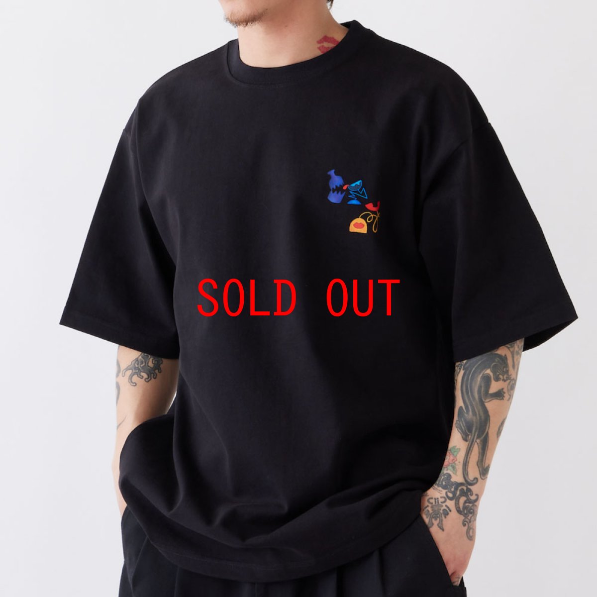 画像2: SARCE MOUTH S/S Tee BLK 半袖 ヘビーオンス Tシャツ (2)
