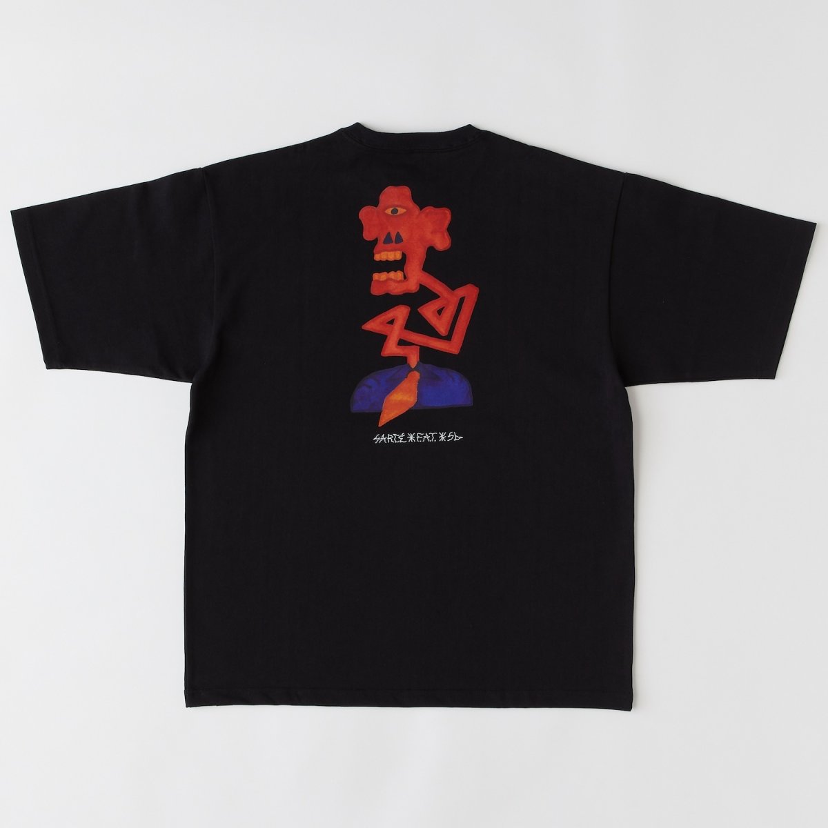 画像4: SARCE MOUTH S/S Tee BLK 半袖 ヘビーオンス Tシャツ (4)