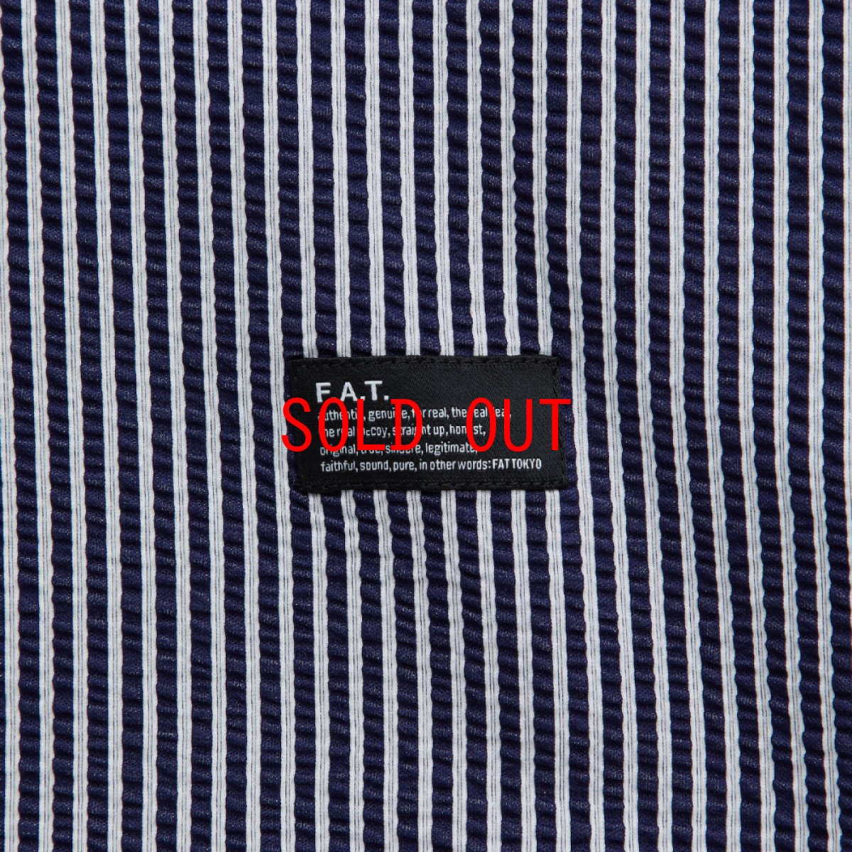 画像7: GIGARSEY S/S Stripe Shirts NVYサッカー ストライプ ジャージ 半袖 シャツ (7)