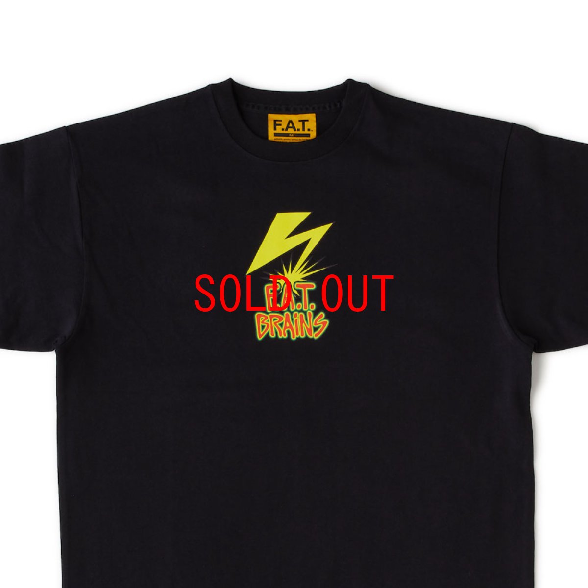 画像6: FATBRAIN S/S Tee BLK 半袖 ヘビーオンス Tシャツ (6)