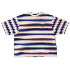画像2: GRANDER Stripe S/S Border Tee WHT 半袖 ヘビーオンス ボーダー Tシャツ (2)