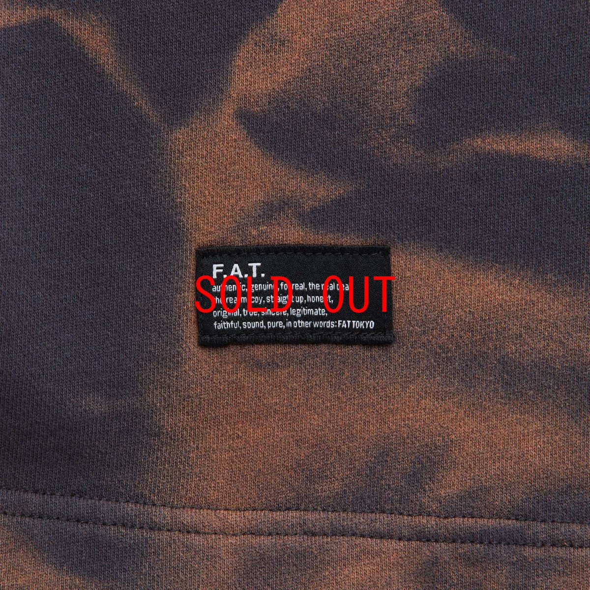 画像4: GIGAPATCH TieDye Cut&Saw CGRY 半袖 ヘビーオンス ブリーチ カットソー スウェット (4)