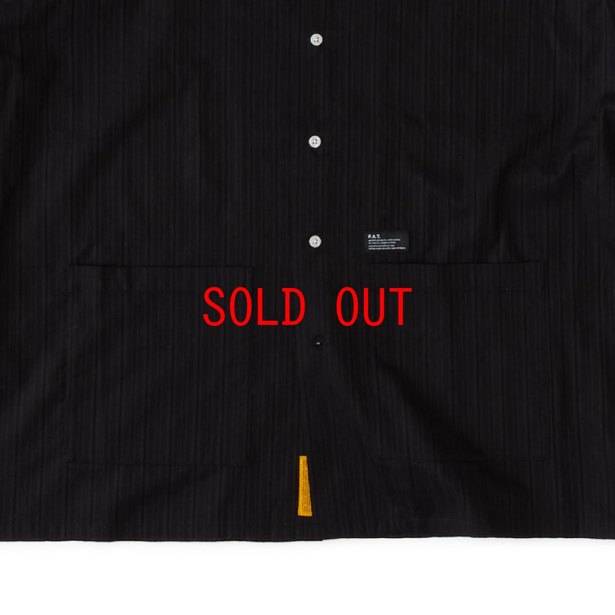 画像8: GIGALENO S/S Shirts BLK 半袖 コットン レノクロス シャツ (8)