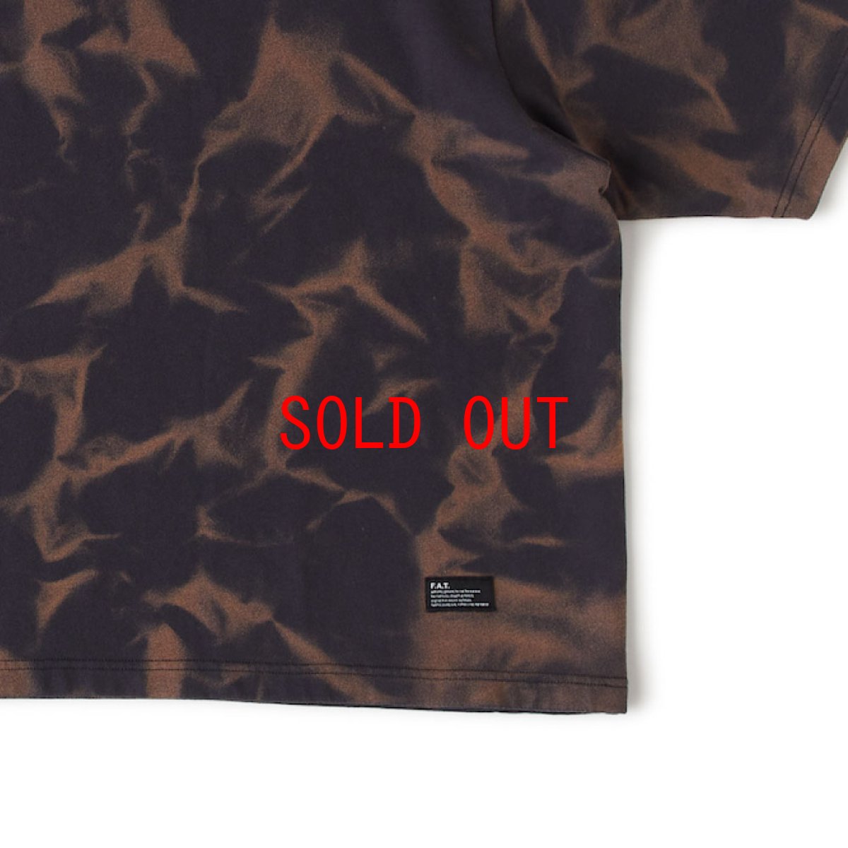 画像5: GIGAPATCH TieDye Cut&Saw CGRY 半袖 ヘビーオンス ブリーチ カットソー スウェット (5)