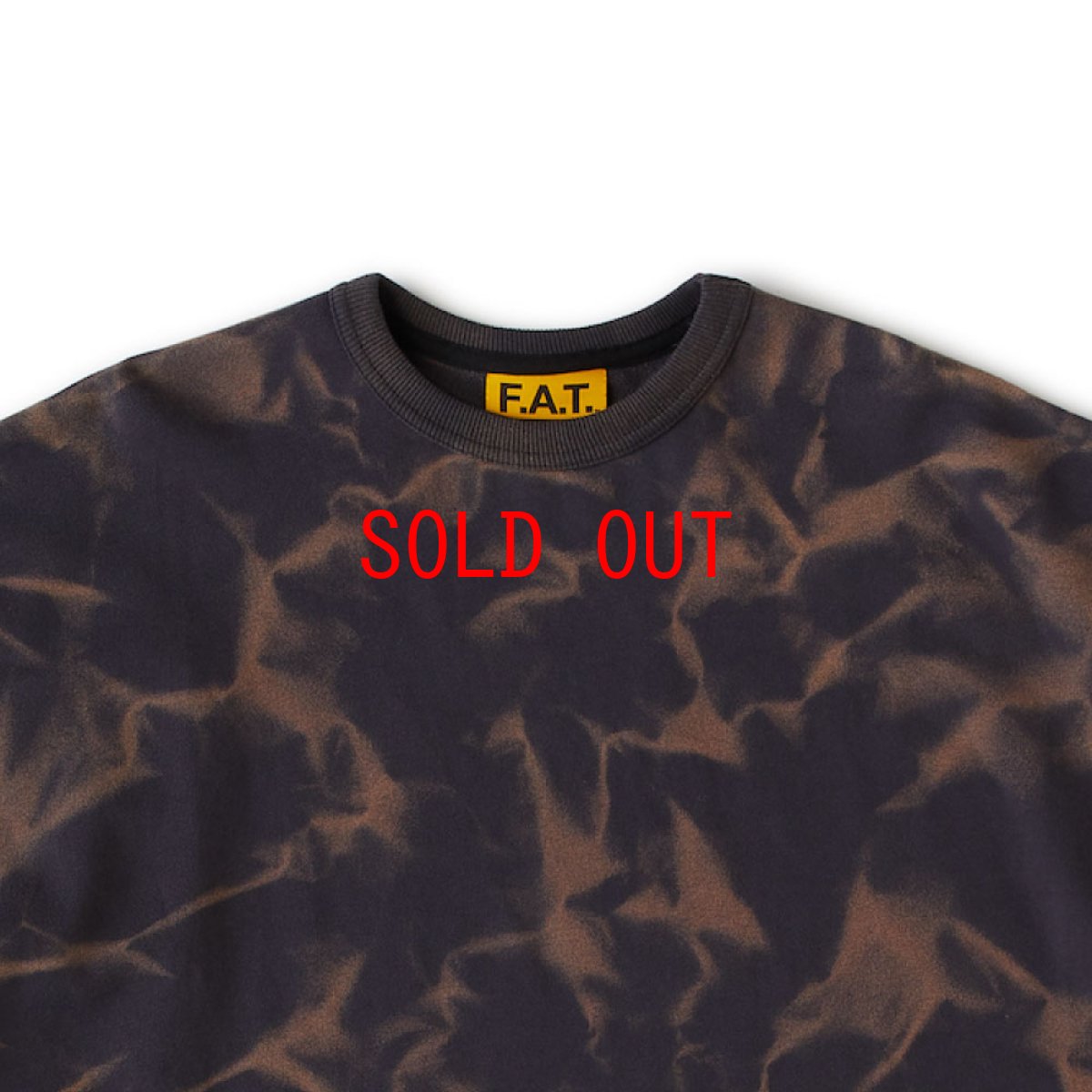 画像6: GIGAPATCH TieDye Cut&Saw CGRY 半袖 ヘビーオンス ブリーチ カットソー スウェット (6)