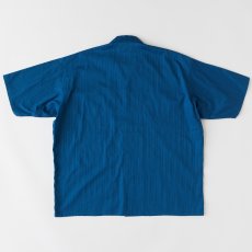 画像3: GIGALENO S/S Shirts BLU 半袖 コットン レノクロス シャツ (3)
