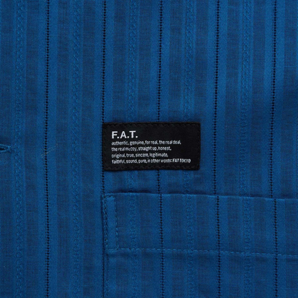 画像5: GIGALENO S/S Shirts BLU 半袖 コットン レノクロス シャツ (5)