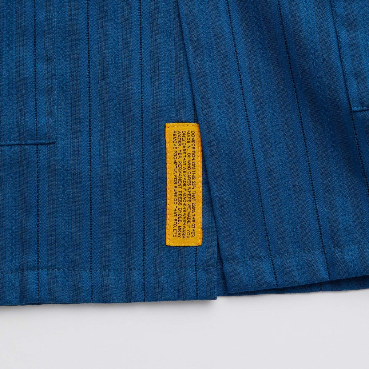 画像6: GIGALENO S/S Shirts BLU 半袖 コットン レノクロス シャツ (6)