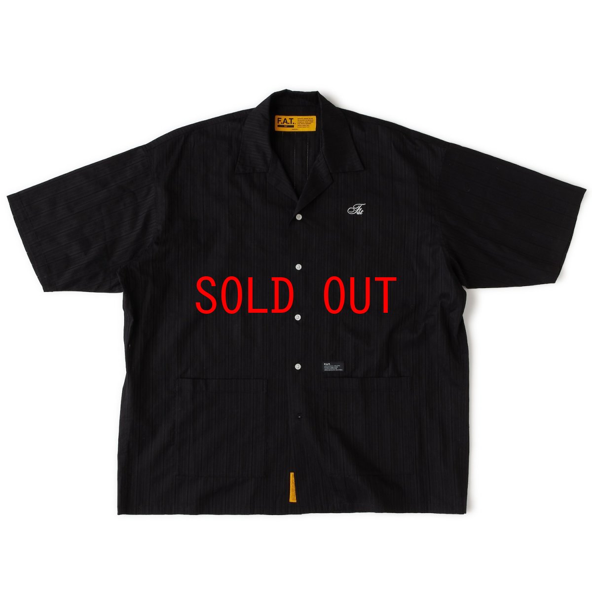 画像2: GIGALENO S/S Shirts BLK 半袖 コットン レノクロス シャツ (2)