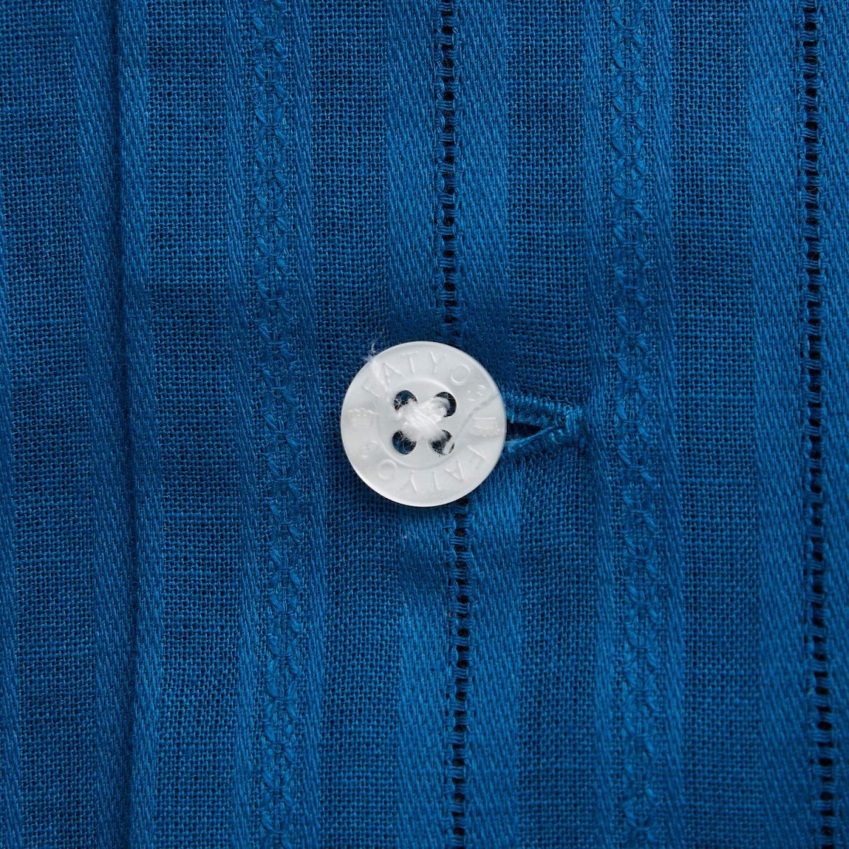 画像7: GIGALENO S/S Shirts BLU 半袖 コットン レノクロス シャツ (7)