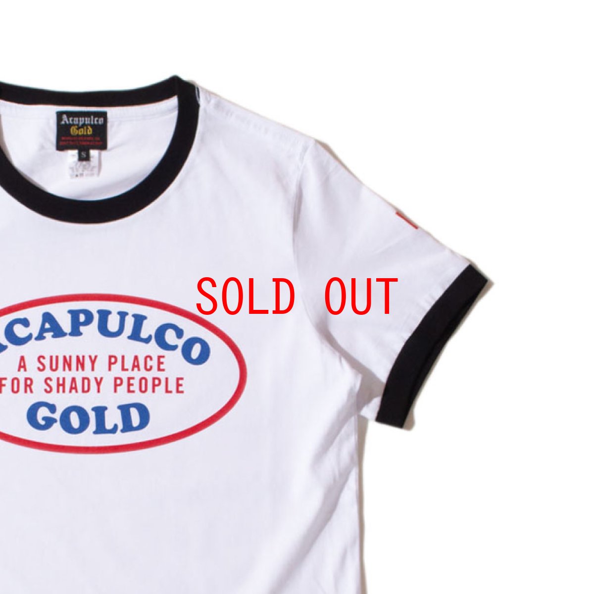 画像3: Oval Logo Ringer Ladies S/S Tee WHT/BLK レディース リンガー 半袖 Tシャツ (3)