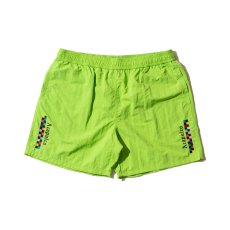 画像1: Recycled Light Weight Nylon Shorts Lime ナイロン ショート パンツ ショーツ (1)