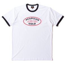 画像2: Oval Logo Ringer S/S Tee WHT/BLK リンガー 半袖 Tシャツ (2)