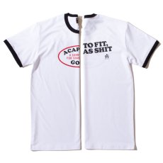 画像1: Oval Logo Ringer S/S Tee WHT/BLK リンガー 半袖 Tシャツ (1)