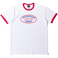 画像2: Oval Logo Ringer S/S Tee WHT/RED リンガー 半袖 Tシャツ (2)