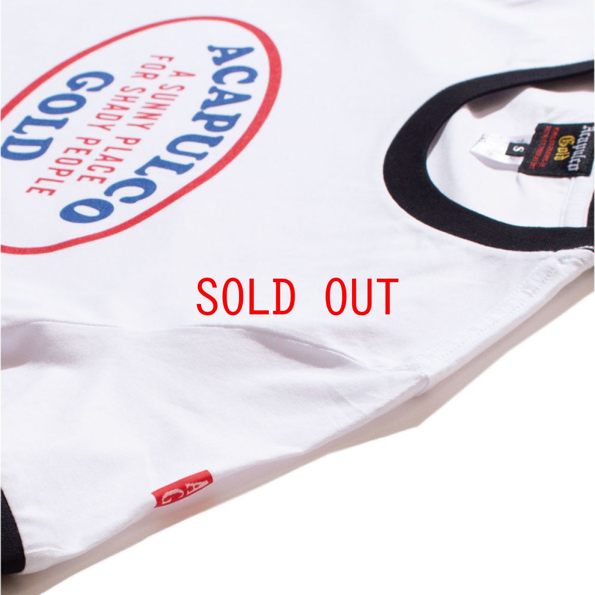 画像2: Oval Logo Ringer Ladies S/S Tee WHT/BLK レディース リンガー 半袖 Tシャツ (2)