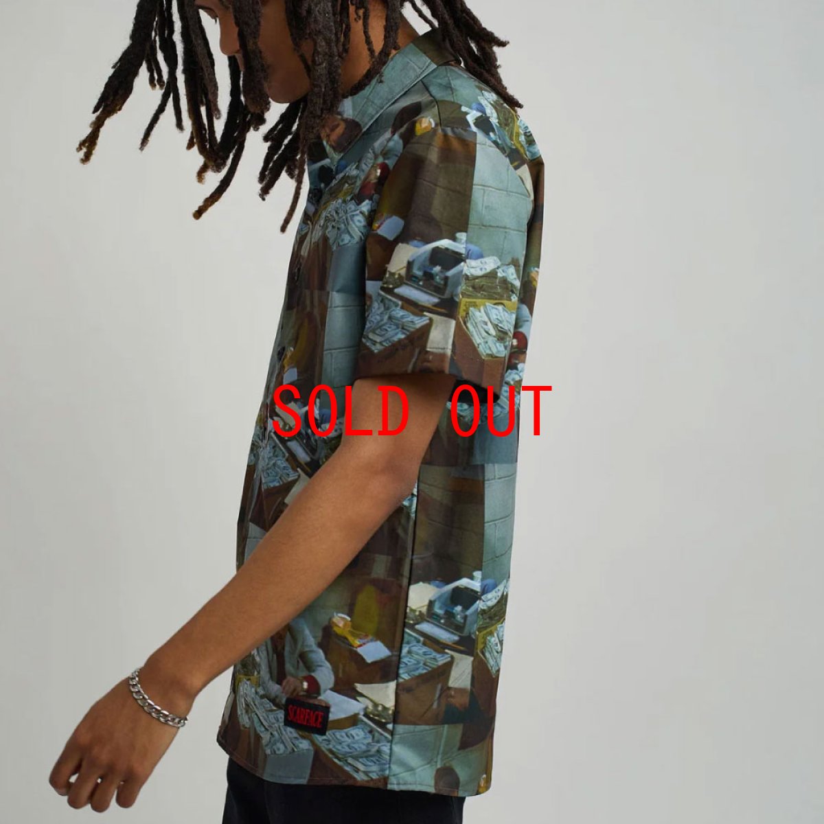 画像6: Scarface Money S/S Woven Shirt 半袖 スカーフェイス 総柄 シャツ (6)