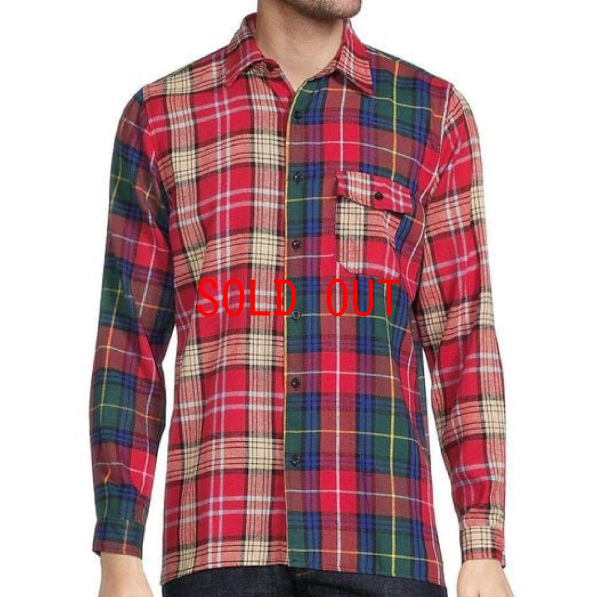 画像1: Curtis Flannel Check L/S Shirt Jacket フランネル チェック シャツ (1)