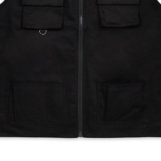 画像6: Luther Twill Utility Vest ツイル アウトドア ユーティリティー ベスト BK (6)
